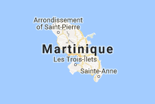 Map of Martinique